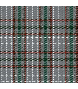 Casimir Escocés Gris Verde Rojo