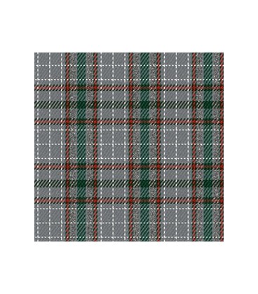 Casimir Escocés Gris Verde Rojo